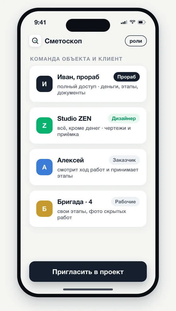 Команда проекта